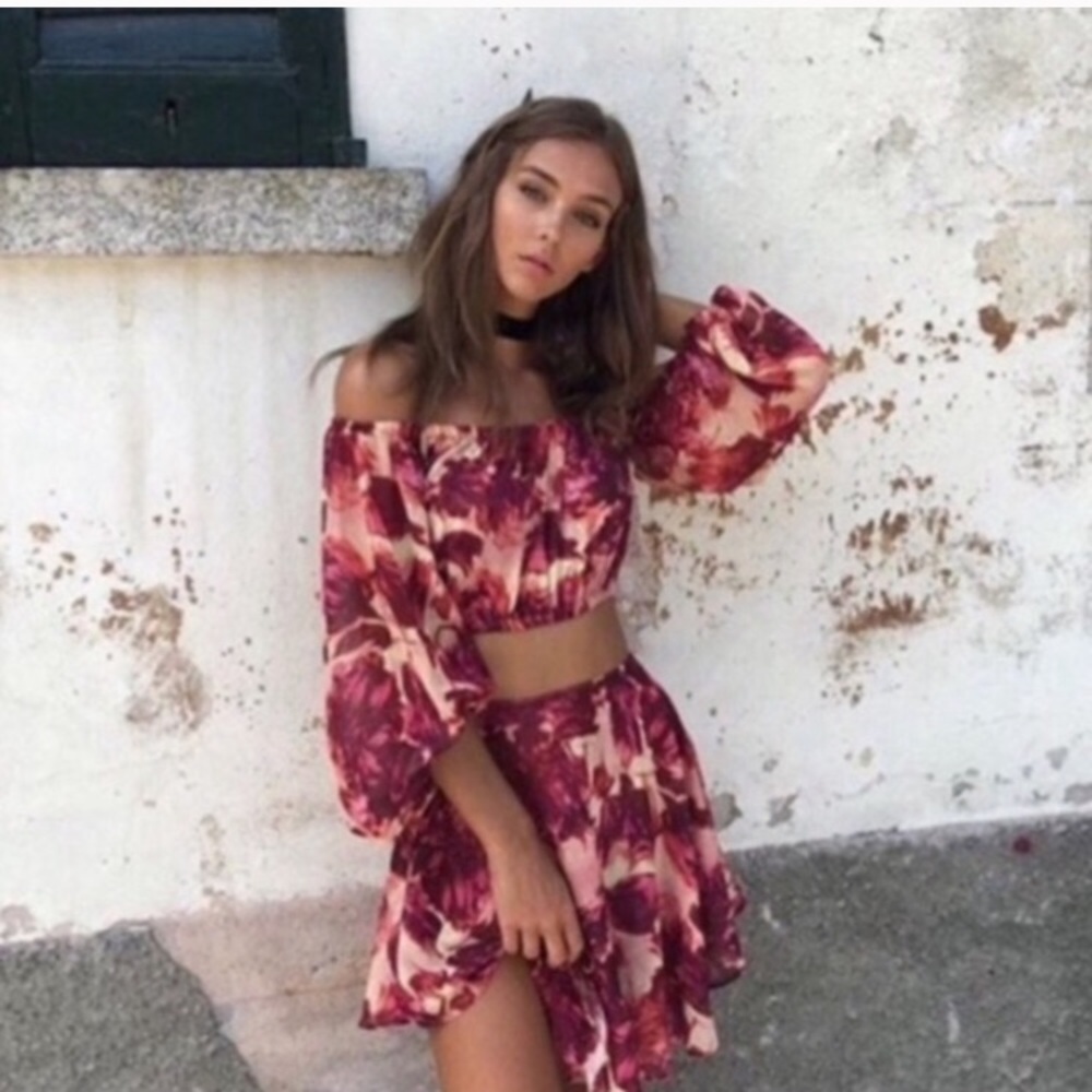 For Love & Lemons Wild Rose Set - Picture 2 of 5